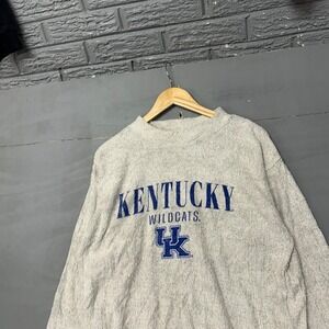 Bottom Drawers Kentucky Wildcats Grey Textured Crewneck Sweatshirt Ladies Medium